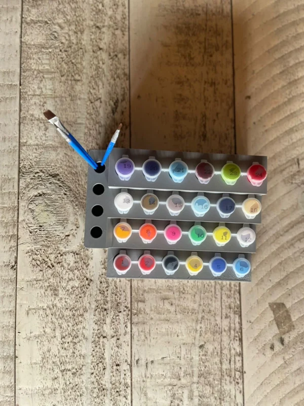 Brush and Paint Holder 3