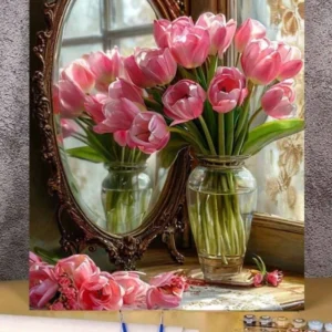 Paint by Numbers - Petals and Reflection