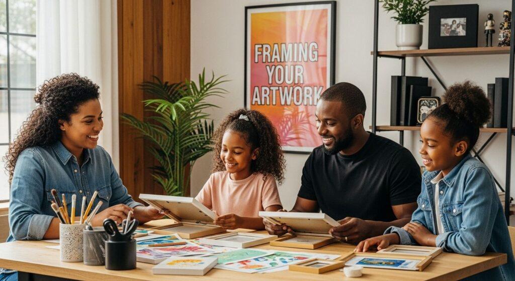 South African home art framing