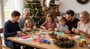 diy holiday crafts, family crafting, festive fun