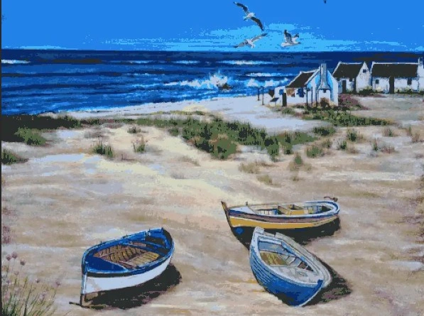 Paint by Numbers - West Coast Fishermen’s Cottages