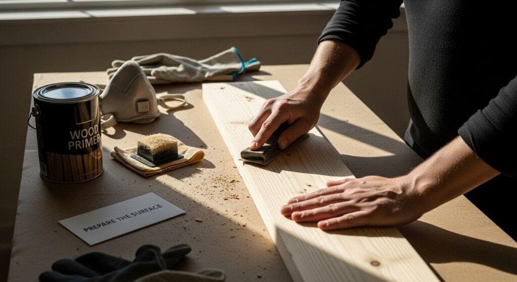 paint wood surface preparation