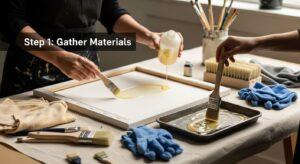 varnish painting preparation