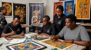 batik painting art studio