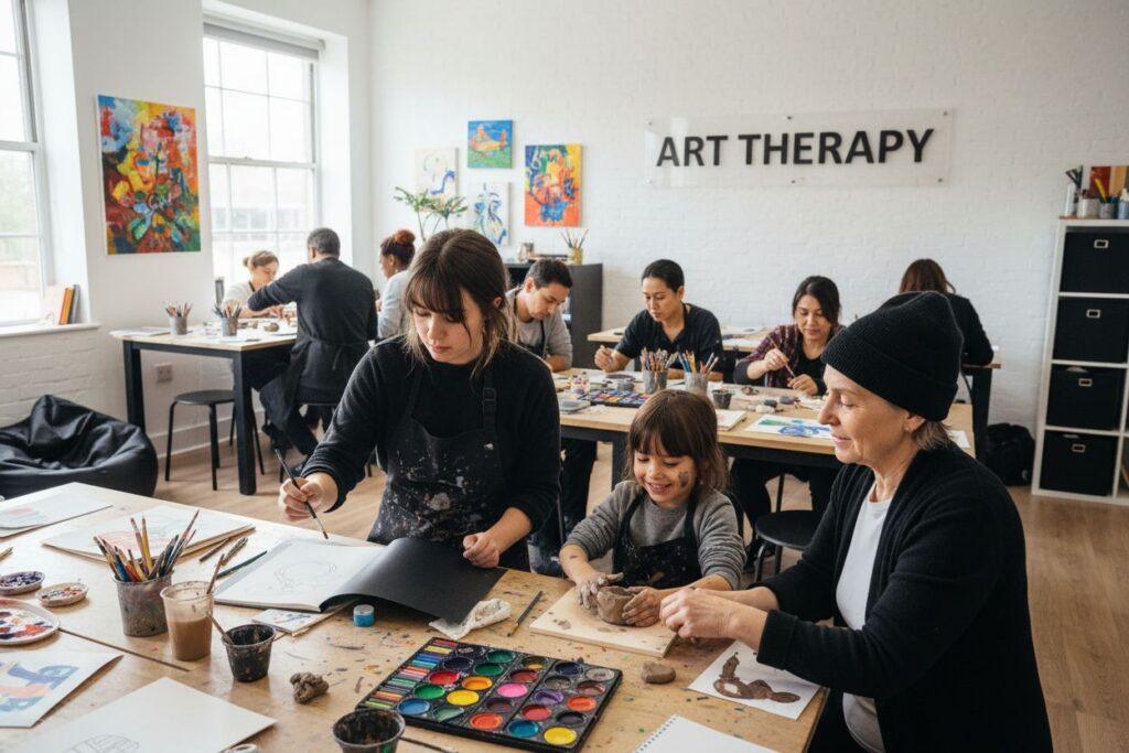 art therapy real session