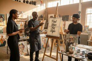 South African art studio