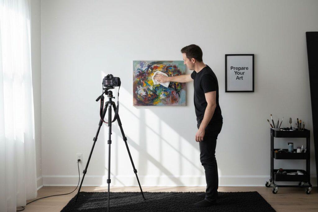 art photography setup