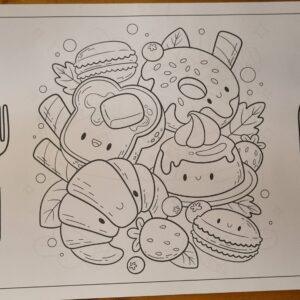 Paper Placemats: Kids coloring pages