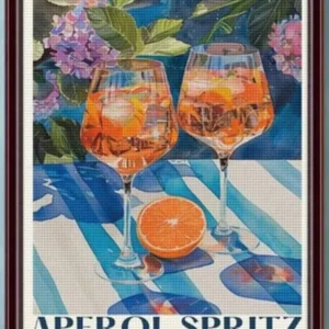 Diamond Dotting: Aperol Spritz