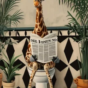 Diamond Dotting: Funky Giraffe