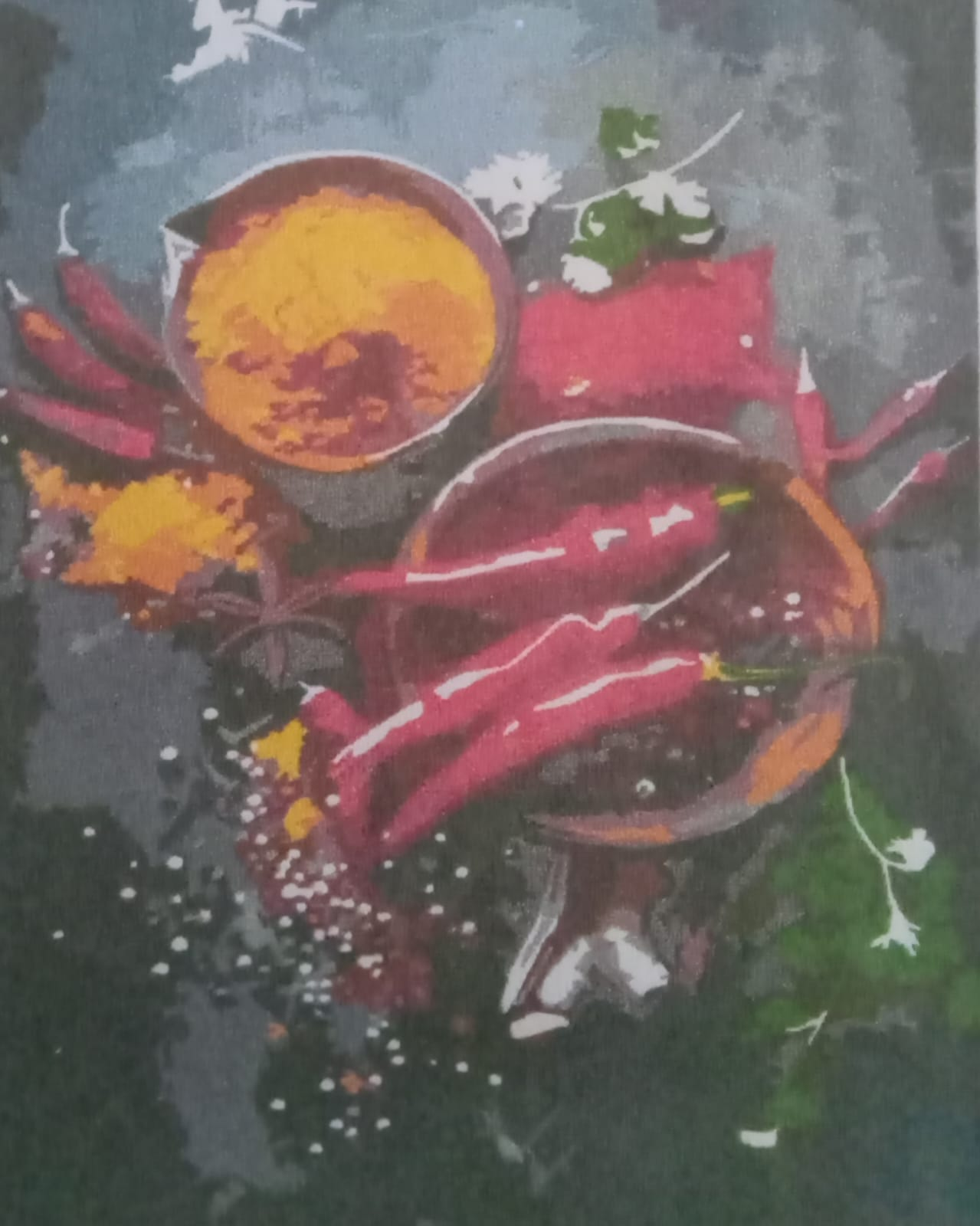 Paint by Numbers: Hot & Spicy