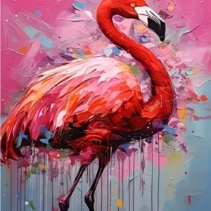 Paint by Numbers: Fabulous Flamingo