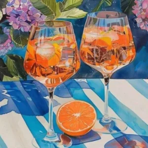 Paint by Numbers: Sunset Spritz