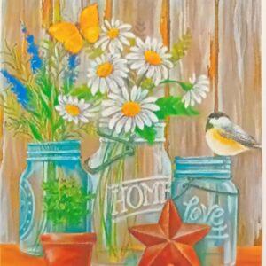 Paint by Numbers: Farmhouse Daisies